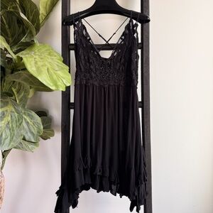 Black Lace Sun Dress by Free People